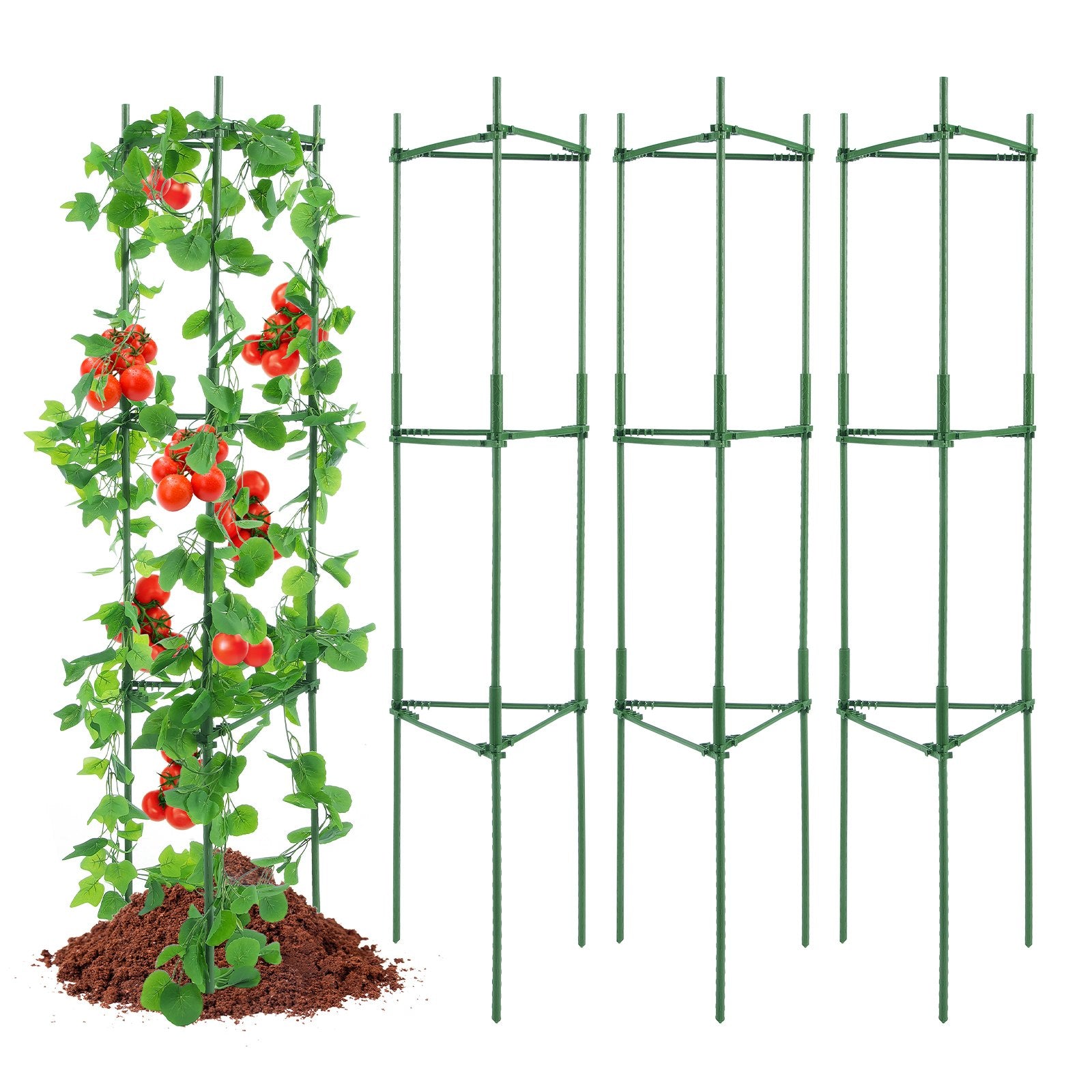 Rankhilfe für Tomaten & Kletterpflanzen (160cm)